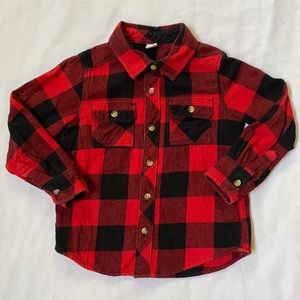 Old Navy flannel boys shirt